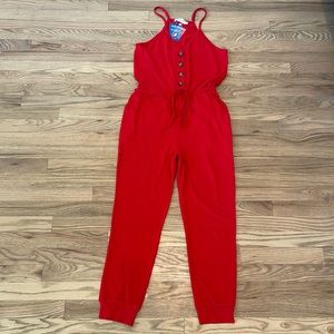 NWT Red jumper romper